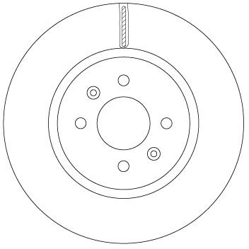 Brake Disc TRW DF6842