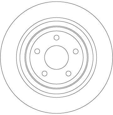 Brake Disc TRW DF6872