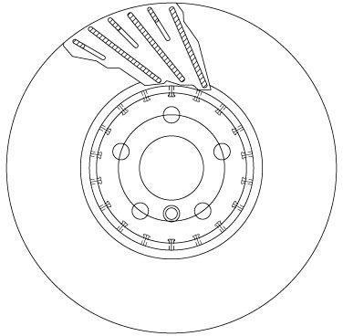 Brake Disc TRW DF6891S