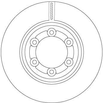 Stabdžių diskas TRW DF6984