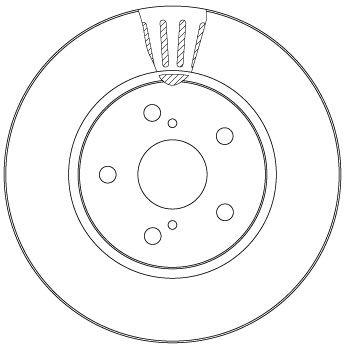 Brake Disc TRW DF6986S