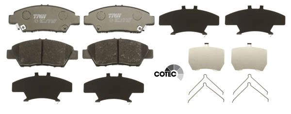 Brake Pad Set, disc brake TRW GDB3493