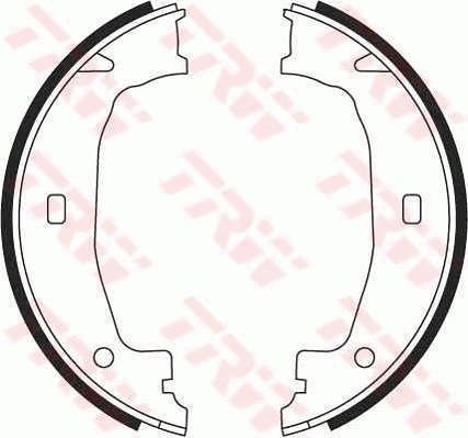 Brake Shoe Set, parking brake TRW GS8432