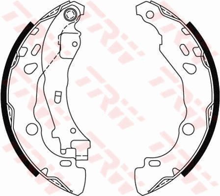 Brake Shoe Set TRW GS8474