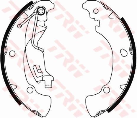 Brake Shoe Set TRW GS8488