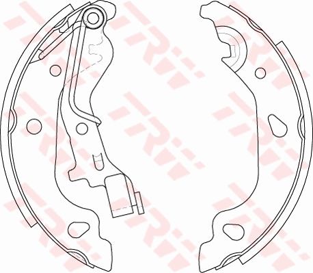 Комплект гальмівних колодок TRW GS8687