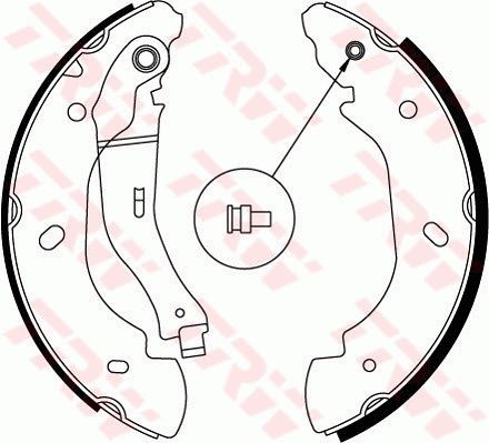 Brake Shoe Set TRW GS8689