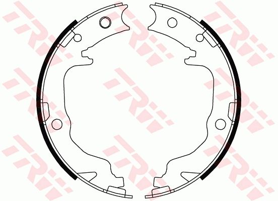 Brake Shoe Set, parking brake TRW GS8804