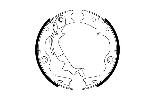 Brake Shoe Set, parking brake TRW GS8817