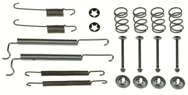 Accessory Kit, brake shoes TRW SFK116