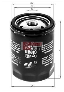 Fuel Filter CLEAN FILTERS DN 304