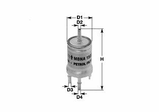 Fuel Filter CLEAN FILTERS MBNA1556