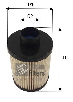 Kuro filtras CLEAN FILTERS MG1677