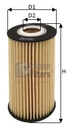 Oil Filter CLEAN FILTERS ML4581
