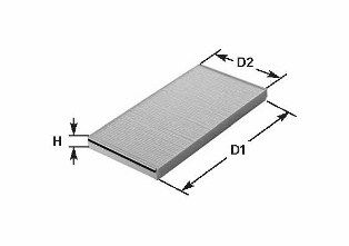 Filter, cabin air CLEAN FILTERS NC2142