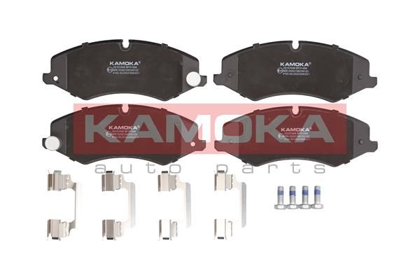 Комплект гальмівних накладок, дискове гальмо KAMOKA JQ101048