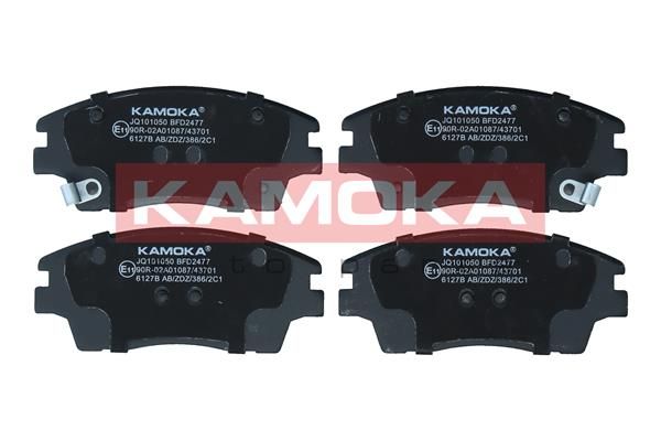 Комплект гальмівних накладок, дискове гальмо KAMOKA JQ101050