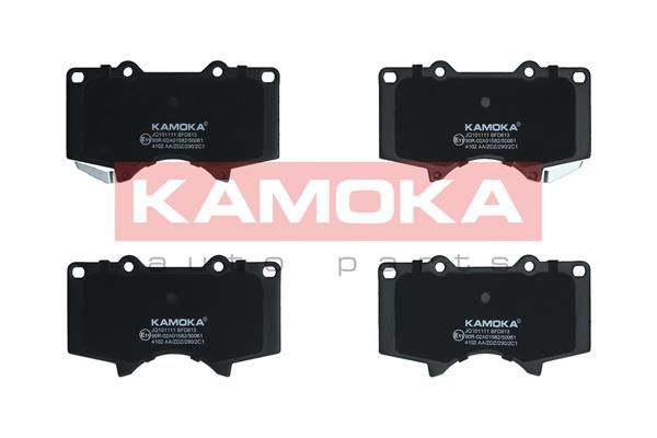 Комплект гальмівних накладок, дискове гальмо KAMOKA JQ101111