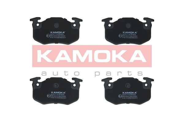 Комплект гальмівних накладок, дискове гальмо KAMOKA JQ1011116