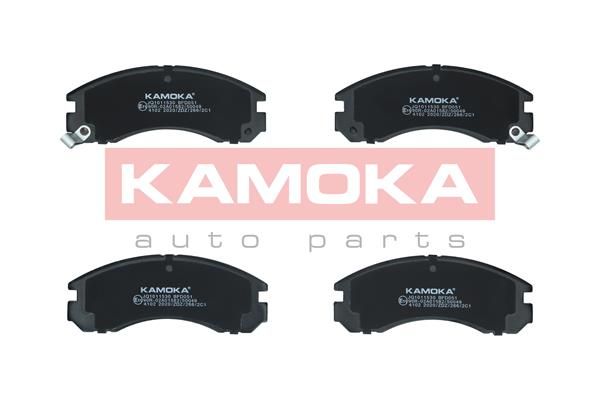 Комплект гальмівних накладок, дискове гальмо KAMOKA JQ1011530