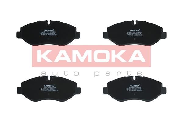 Комплект гальмівних накладок, дискове гальмо KAMOKA JQ101156