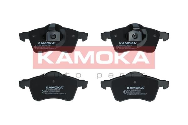 Комплект гальмівних накладок, дискове гальмо KAMOKA JQ1012091
