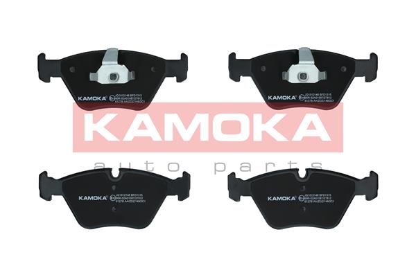 Комплект гальмівних накладок, дискове гальмо KAMOKA JQ1012146
