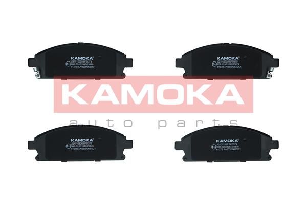 Комплект гальмівних накладок, дискове гальмо KAMOKA JQ1012526