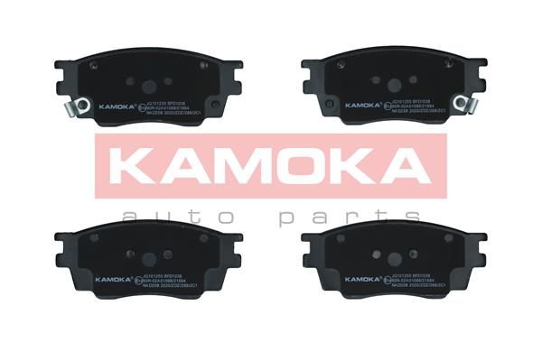 Комплект гальмівних накладок, дискове гальмо KAMOKA JQ101255