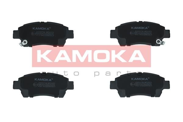 Комплект гальмівних накладок, дискове гальмо KAMOKA JQ1012736