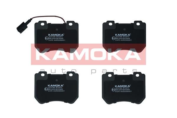 Комплект гальмівних накладок, дискове гальмо KAMOKA JQ101280