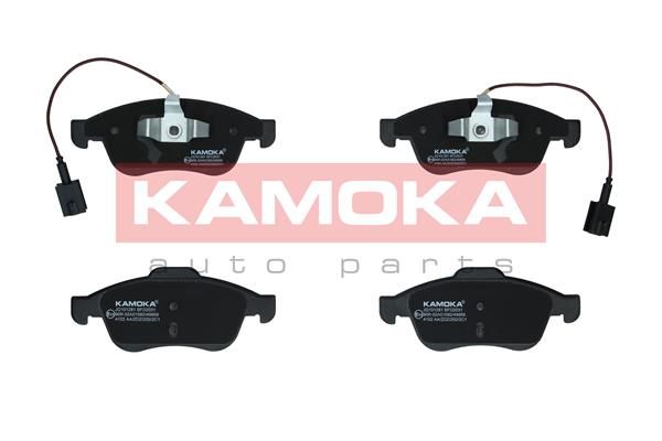 Комплект гальмівних накладок, дискове гальмо KAMOKA JQ101281