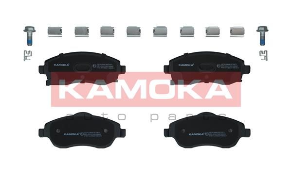 Комплект гальмівних накладок, дискове гальмо KAMOKA JQ1012848