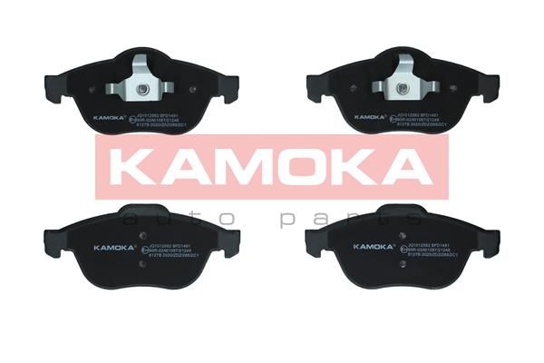 Комплект гальмівних накладок, дискове гальмо KAMOKA JQ1012882