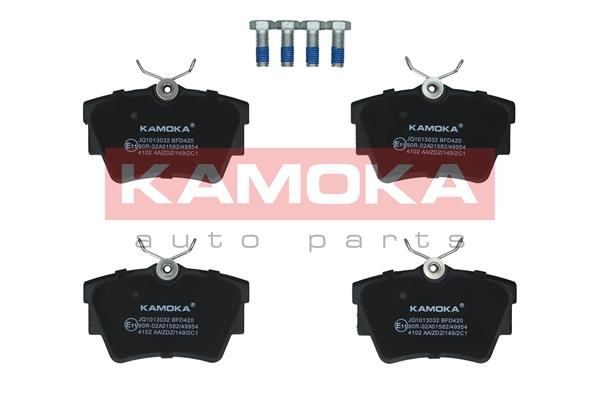 Комплект гальмівних накладок, дискове гальмо KAMOKA JQ1013032