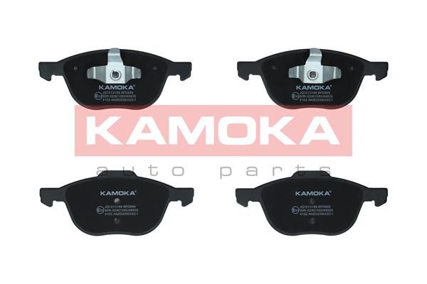 Комплект гальмівних накладок, дискове гальмо KAMOKA JQ1013188