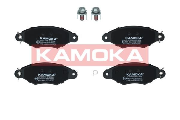 Комплект гальмівних накладок, дискове гальмо KAMOKA JQ1013206