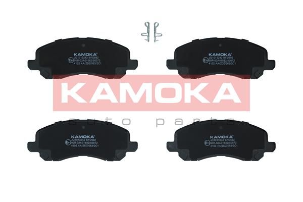 Комплект гальмівних накладок, дискове гальмо KAMOKA JQ1013242