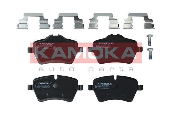 Комплект гальмівних накладок, дискове гальмо KAMOKA JQ101340