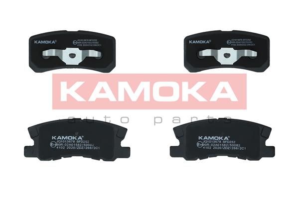Комплект гальмівних накладок, дискове гальмо KAMOKA JQ1013678