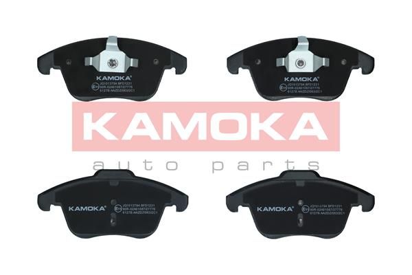 Комплект гальмівних накладок, дискове гальмо KAMOKA JQ1013794