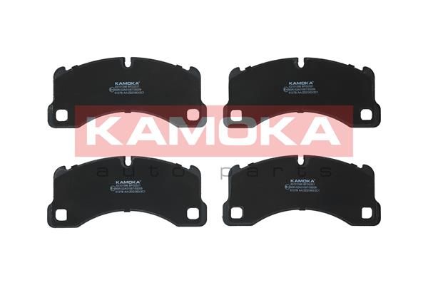 Комплект гальмівних накладок, дискове гальмо KAMOKA JQ101396