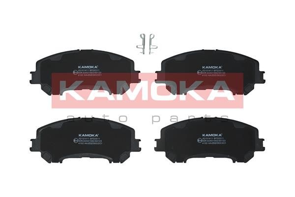 Комплект гальмівних накладок, дискове гальмо KAMOKA JQ101411