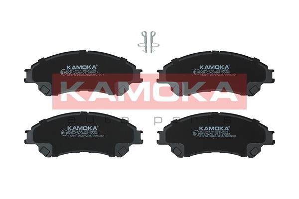 Комплект гальмівних накладок, дискове гальмо KAMOKA JQ101414
