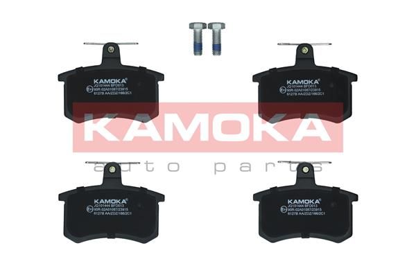 Комплект гальмівних накладок, дискове гальмо KAMOKA JQ101444
