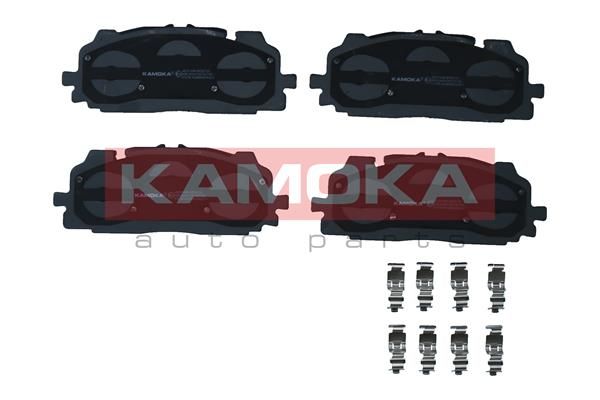 Комплект гальмівних накладок, дискове гальмо KAMOKA JQ101488