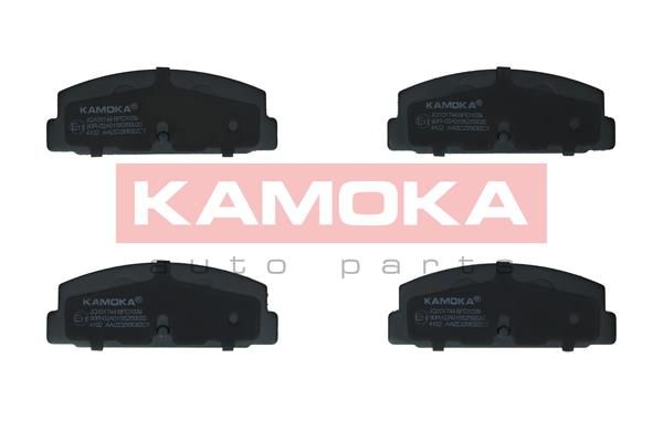 Комплект гальмівних накладок, дискове гальмо KAMOKA JQ101744