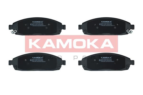 Комплект гальмівних накладок, дискове гальмо KAMOKA JQ1018004
