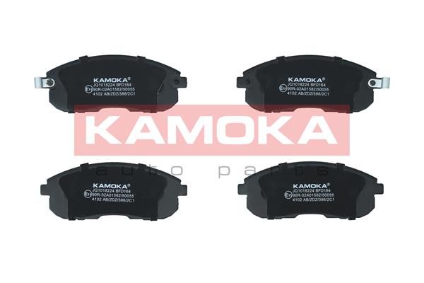 Комплект гальмівних накладок, дискове гальмо KAMOKA JQ1018224