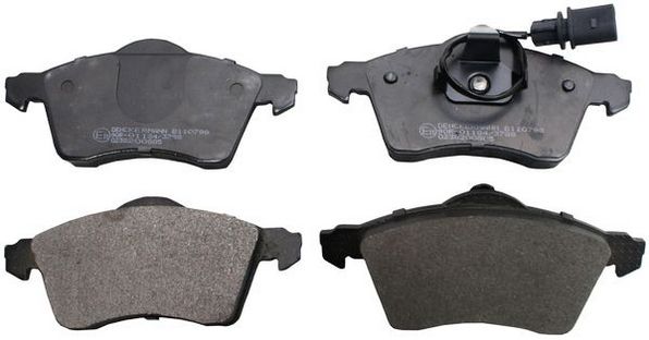 Brake Pad Set, disc brake DENCKERMANN B110798